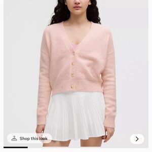 lululemon athletica Pink Cardigan